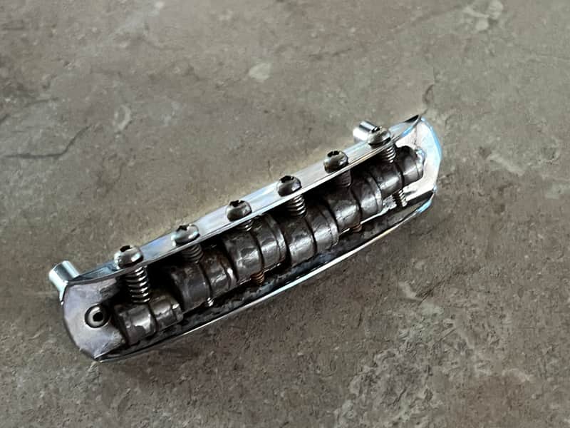 1970s Fender Jaguar Jazzmaster Mustang guitar bridge saddles image 1