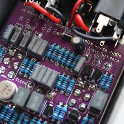 (DISCONTINUED) Noise Space Audio Brass Fuzz Germanium (Maestro Brassmaster work-alike) image 6