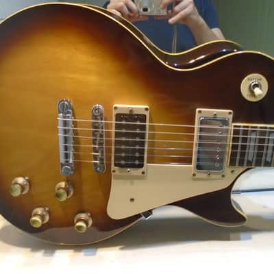 1978 Greco Les Paul Standard EG-450 Sunburst Japan + Maxon humbucker and CASE image 1