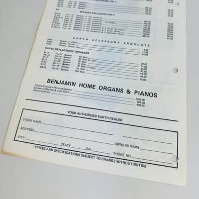 Earth Sound Research Catalog & Price List 1975 image 5