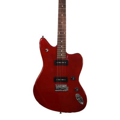 Glen Burton GE39-JG-WR Basswood Offset Body Maple Neck 6-String Electric Guitar w/Strap, Cable &Pick image 11
