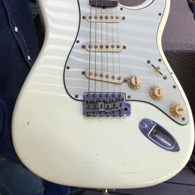 Fender Strat 1980's Olympic White/Jon Sidel Collection image 5