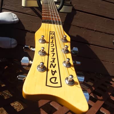 Danelectro Mod 7 "Seven String" Rare, Black Sparkle image 11