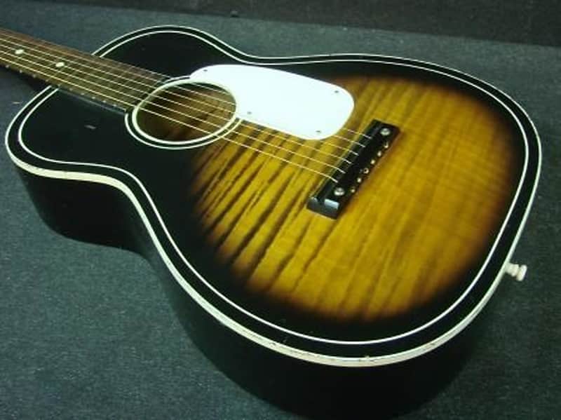 Vintage Silvertone H604 Parlor Acoustic Guitar Sunburst | Reverb