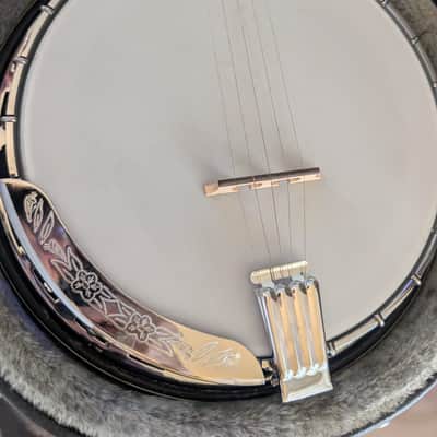 Washburn B16 Five String Banjo Sunburst with Case image 6