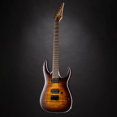 Ibanez Standard RGA42FM-DEF Dragon Eye Burst Flat - Electric Guitar image 10