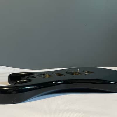 1990 Korean Ibanez EX 140 Series Black Basswood Guitar Body 2 Post Tremolo Ready image 23