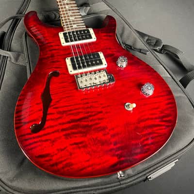 PRS CE 24 Semi-Hollow w/Gig Bag - Fire Red Burst image 2