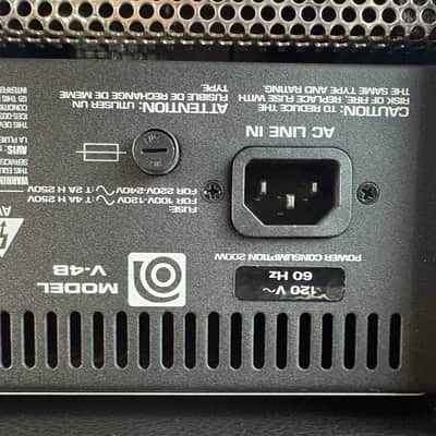 2016 Ampeg V4B 100 Watt Tube Bass Guitar Amplifier Head! image 8