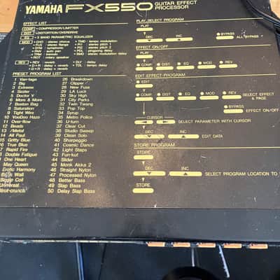 Yamaha FX550 90s - black image 2