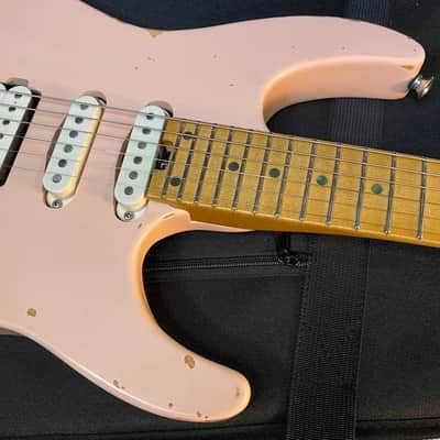 NEW! Charvel Pro-Mod Signature Rick Graham DK24 2PT CM Worn Shell Pink - Foam Core Case - Authorized Dealer image 2