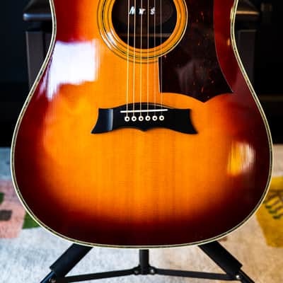 Gibson J-45 inspired Morris MG-60 Late 1970s - Made in Japan image 3