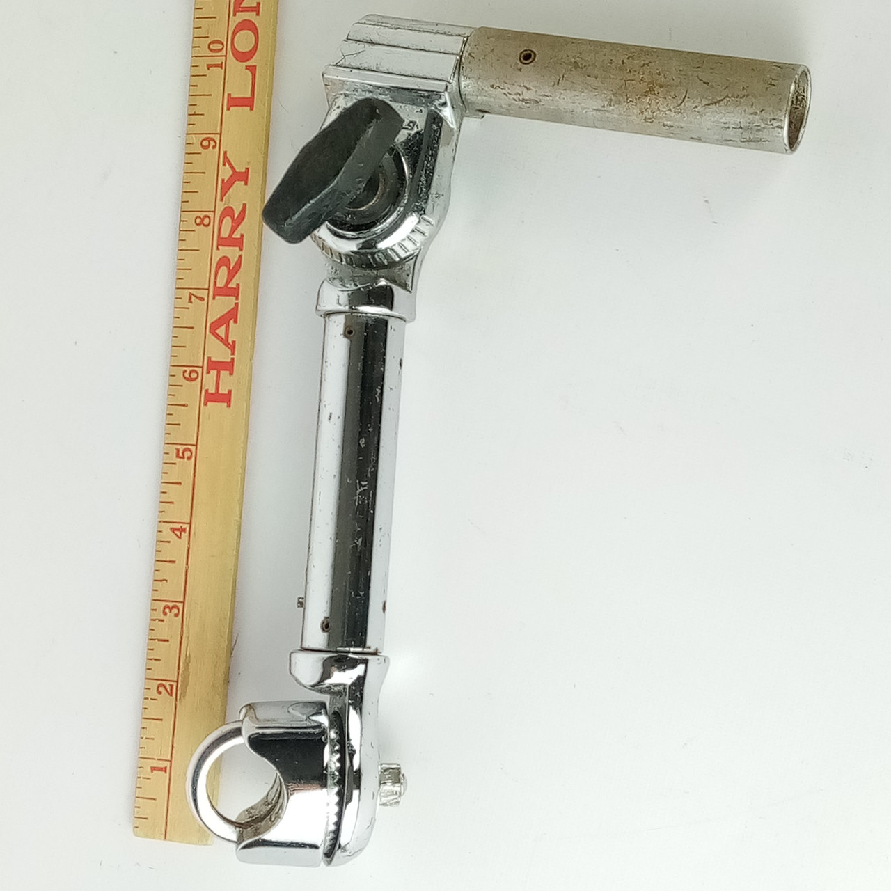 Ludwig L3074 Modular Add-On Single Tom Holder Pistol Ratchet Drum Mount Post 80s — main photograph