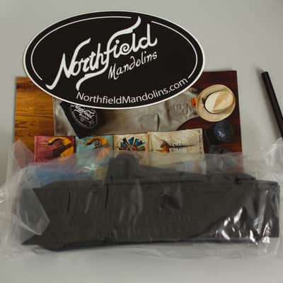 Northfield  NFS-F5 Carved Top Mandolin (2026), ser. #S2601578, original molded black hard shell case. image 15
