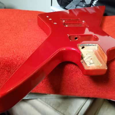 Kramer Condor Explorer 1984 - Candy Apple Red with "D" Neck Plate! image 2