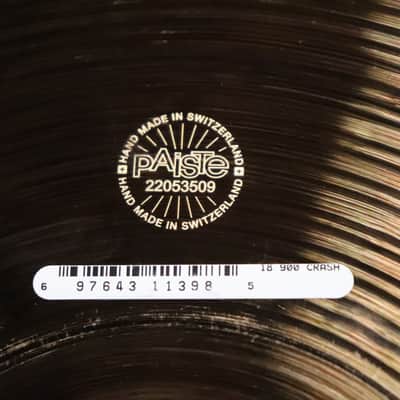 Paiste 18" 900 Series Crash Cymbal image 14