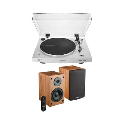 Audio Technica AT-LP3xBT Automatic Wireless Belt-Drive Turntable (White) Bundle image 6