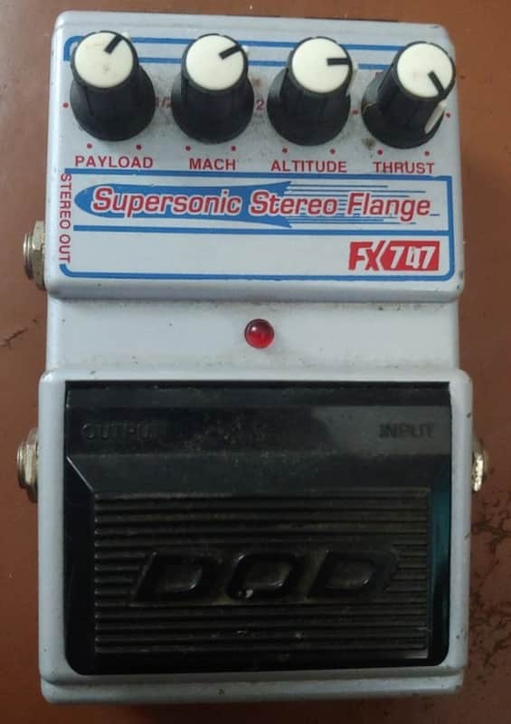 超激レア！ DOD FX747 Supersonic Stereo Flange DOD FX747 Supersonic Stereo Flange | Reverb Canada