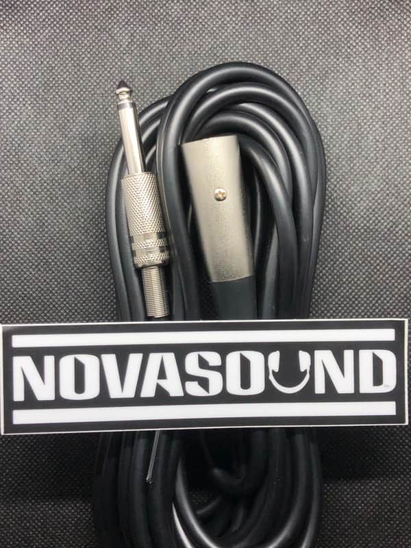 Nova Sound 25 Foot 1/4" to 125 Foot XLR 3Pin Male to 1/4" Mono TS Cable - Nova So/4" Mono TS Cable - image 1