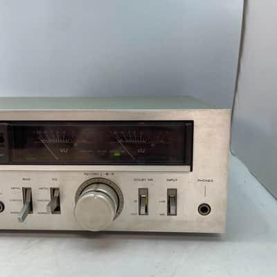 TEAC V-25 Stereo Cassette Deck TESTED POWERS ON FOR PARTS OR REPAIR ONLY image 3