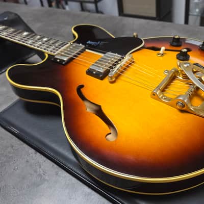 1968 Gibson ES-345TD Sunburst Bigsby EX ABBEY ROAD STUDIO SESSION Archtop Semi-Hollowbody Archtop Thinline Stereo ES 345 TD American Vintage 60s 1960's Pro Artist Guitar 335 355 image 3