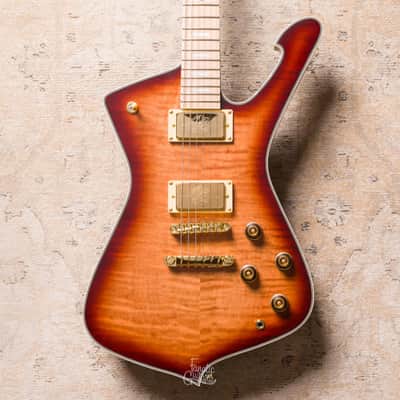 Ibanez Iceman IC420MFM - Caramel Burst #4L251000264 image 1