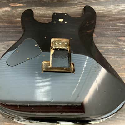 80s FERNANDES FST-115 HH Stratocaster Type Alder Body Black Made in Japan image 12