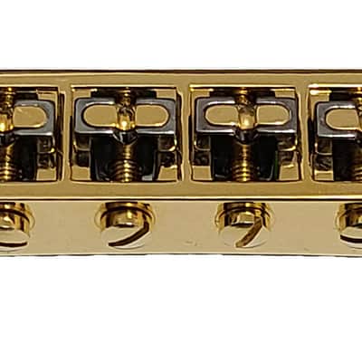 Fishman PowerBridge Tune-o-Matic Piezo Bridge, Gold image 1