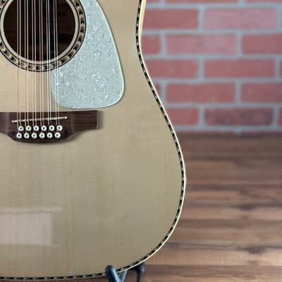 Takamine GD74CE-12U Dreadnought Cutaway 12-String Acoustic-electric Guitar - Gloss Natural image 4