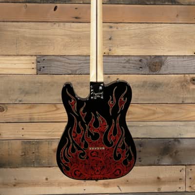 Fender  James Burton Signature Telecaster Electric Guitar Red Paisley Flames w/ Case "Mint Condition" image 5