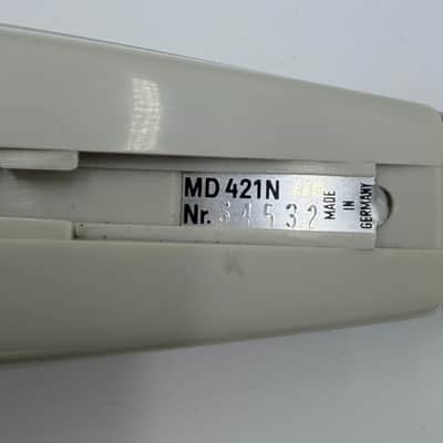 Sennheiser MD 421-N Cardioid Dynamic Microphone 1960s - 1980s - White image 3