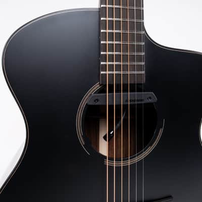 Ibanez JGM10-BSN Jon Gomm Signature Acoustic Guitar 6-String - Black Satin Top / Natural High Gloss Back and Sides + Cas image 14