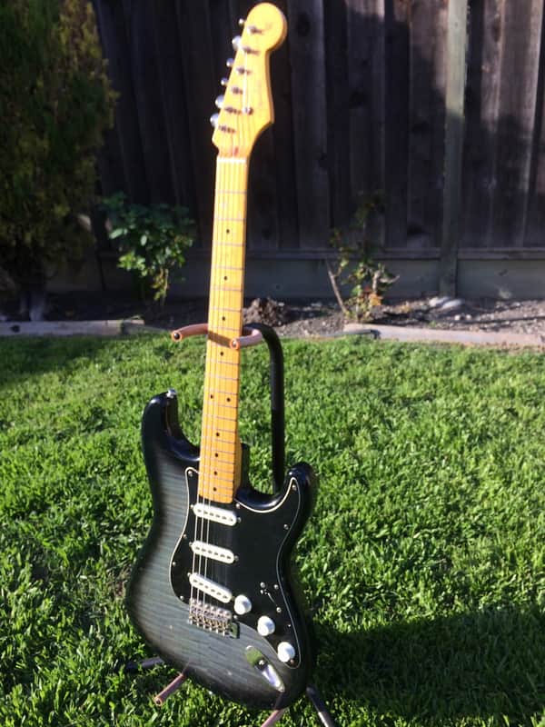 Fender  '57 Reissue Stratocaster foto flame  Blue Burst Made In Japan image 1