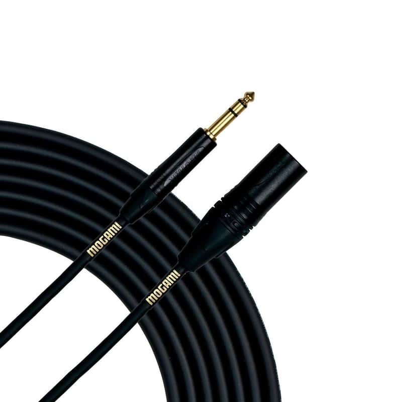 Mogami Gold-TRSXLRM-10 TRS to XLR Male - 10' image 1