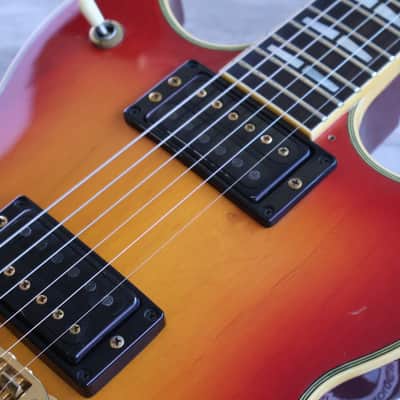 1981 Yamaha Japan SG-1000 Double Cutaway (Cherry Sunburst) image 5