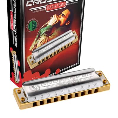 Hohner 2009BX-F MARINE BAND CROSSOVER HARMONICA- KEY OF F image 2