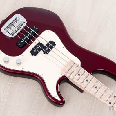 2025 G&L SB-2 PJ Electric Bass Guitar Ruby Red Metallic w/ CoA, Leo Fender image 9