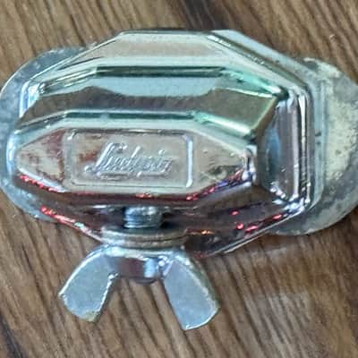 Ludwig Vistalite Floor Tom Drum Leg Mount Vintage 70's with Gasket image 1