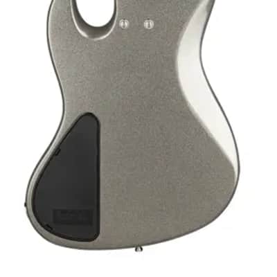 Sadowsky MetroExpress 21-Fret Vintage M Bass, Morado Fingerboard, 5-String - Solid Silver Metallic High Polish image 3