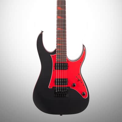 Ibanez GRG131DX GiO Series Electric Guitar, Black Flat image 2