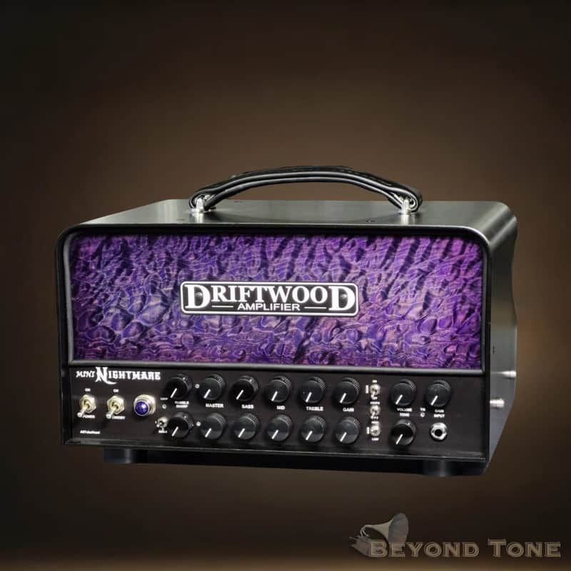 Driftwood Mini Nightmare 45W — German Boutique High-Gain Head w/ 6L6, Gate, OD, FX Loop — Mint image 1