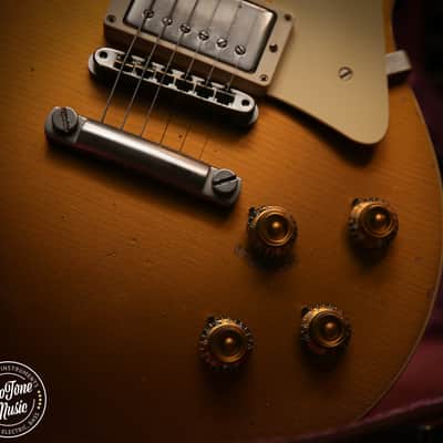 Gibson Les Paul 57' Custom Shop 60th Anniversary Heavy Aged Limited Edition Goldtop image 4