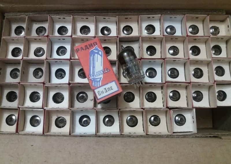 NOS Soviet 6N3P-E /2C51, 396A, 6CC42/ Vacuum tubes image 1