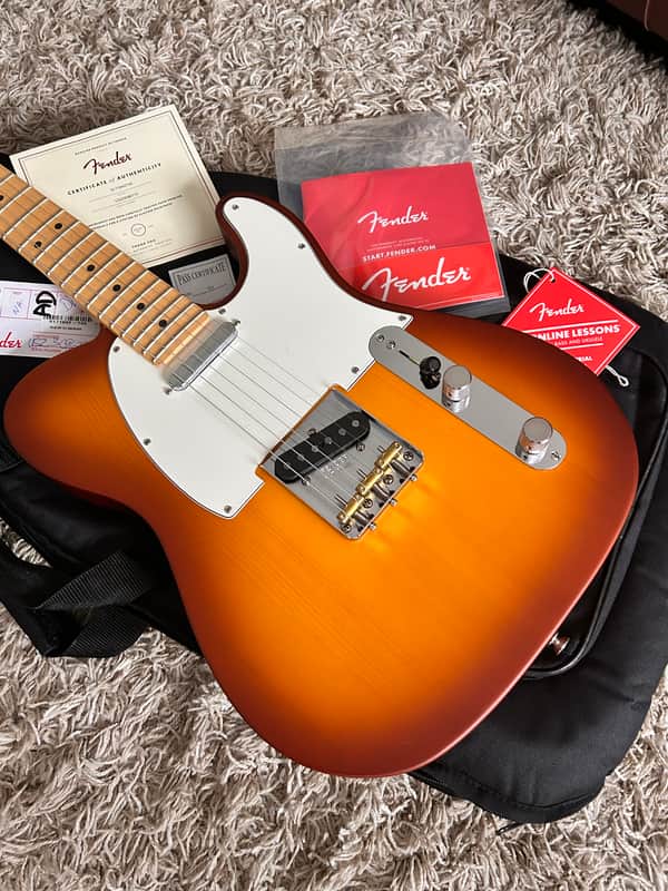 Fender Limited Edition American Performer Timber Telecaster 2023 - Honeyburst