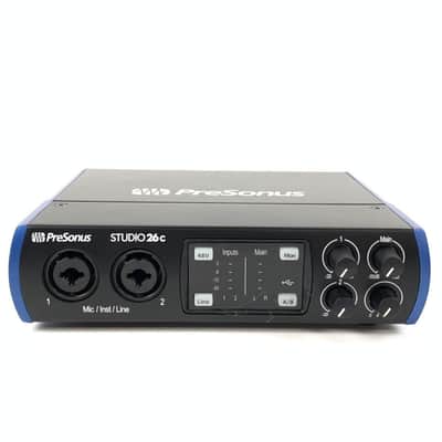 PreSonus Studio 26C 2x4 USB-C Audio / MIDI Interface 2019 - Present - Black image 2