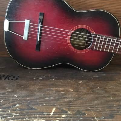 Telestar "Quality Guitar" acoustic 22" scale 1960's Sunburst image 1