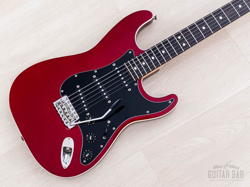 2014 Fender Aerodyne Stratocaster AST Candy Apple Red, Japan MIJ image 1