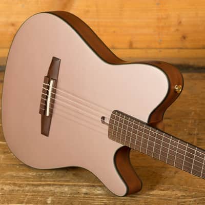 Ibanez FRH10N FRH Series Electro-Nylon - Rosewood - Rose Gold Metallic Flat image 5