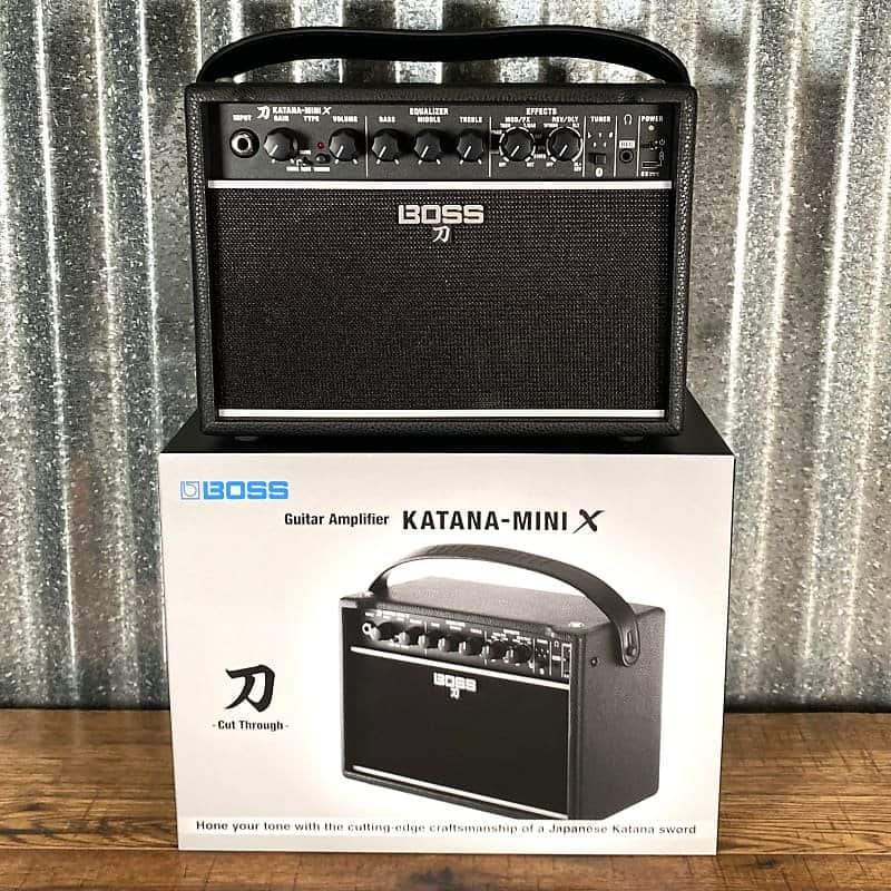 Boss Katana Mini X 10 Watt 1x5" Battery Powered Guitar Amplifier Combo image 1