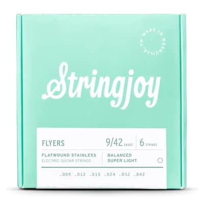 Stringjoy Flyers 9-42 Super Light Flatwound Electric Guitar Strings - SJ-FR0942 image 2